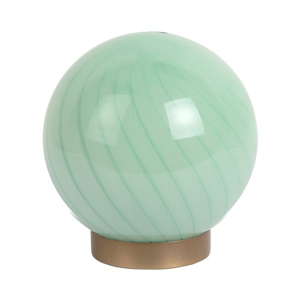 Šviesiai žalios spalvos stalinis šviestuvas (aukštis 17 cm) su stiklo gaubtu Summer Globe – Leitmotiv