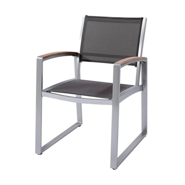 Sodo krėslas pilkos spalvos Ava – Garden Pleasure-image-1