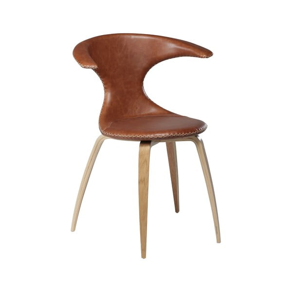 Rudos odos valgomojo kėdė su natūraliu atlošu kojoms DAN-FORM Denmark Flair