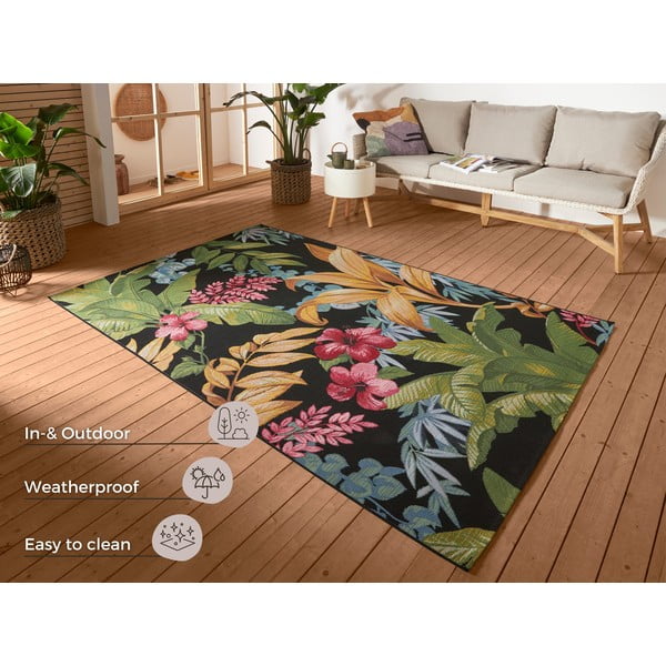 Lauko kilimas juodos spalvos 240x340 cm Flair – Hanse Home-image-4