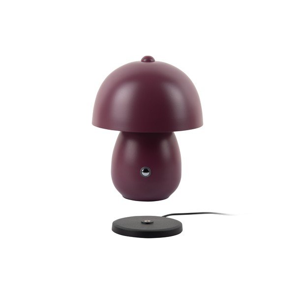 Violetinės spalvos stalinis šviestuvas LED (aukštis 18 cm) su metaliniu gaubtu Mono LED – Leitmotiv-image-2