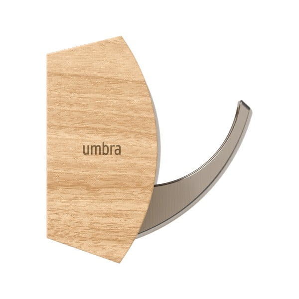 Iš tuopos masyvo sieninė lentyna natūralios spalvos Flip – Umbra-image-4