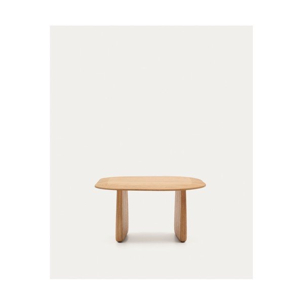 Iš ąžuolo masyvo šoninis stalas 70x71 cm Pirita – Kave Home-image-2