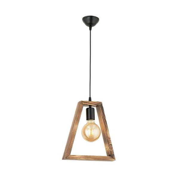 Pakabinamas šviestuvas iš skardinės medienos Geometrik Triangle-image-3
