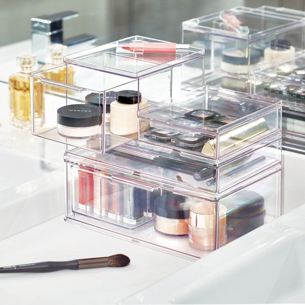 Vonios organizatorius Crystalline – iDesign/The Home Edit-image-3