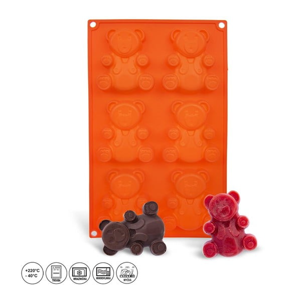 Silikoninė kepimo forma meškiukams Orion-image-2