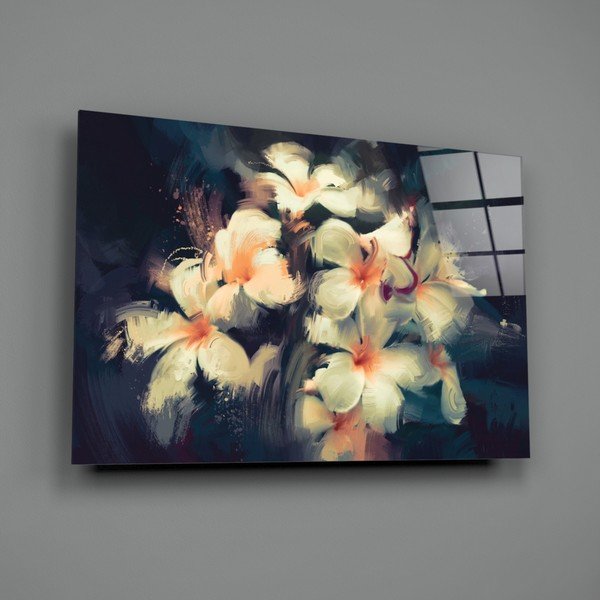 Paveikslas ant stiklo Insigne Painted Flowers-image-4