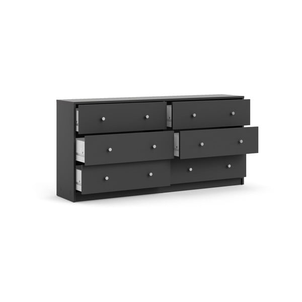 Pilka komoda Tvilum May, 143 x 68 cm-image-4