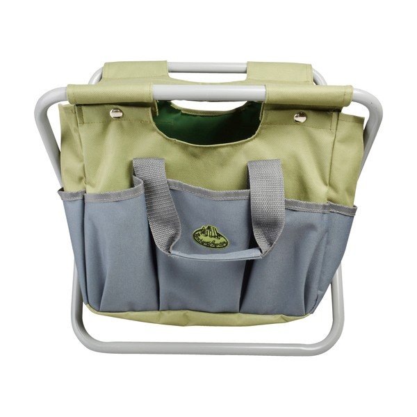 Sodo taburetė žalios spalvos/pilkos spalvos – Esschert Design-image-3