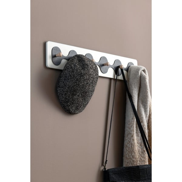 Baltos spalvos sieninė lentyna 60 cm Rizar  – PT LIVING-image-1