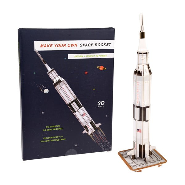3D kosminė raketa Dėlionė Rex Londono kosminė raketa