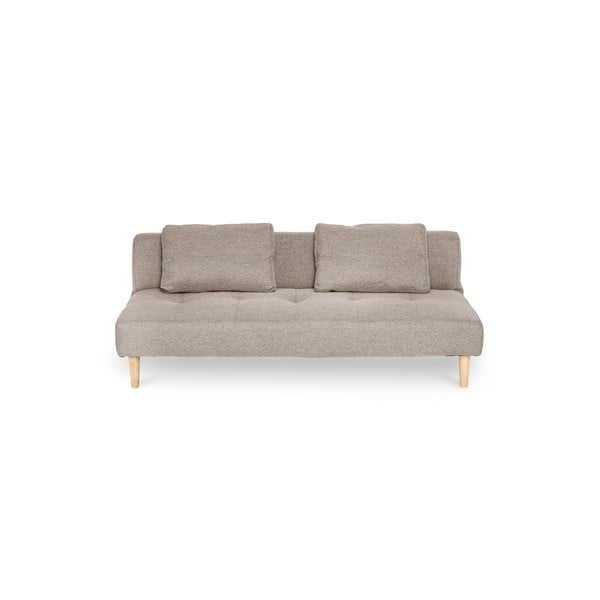 Smėlio ir pilkos spalvos sofa lova Debut Matylda