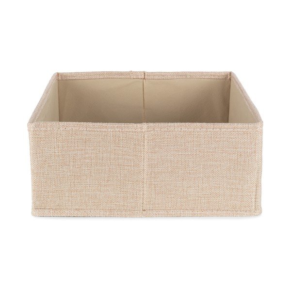 Smėlio spalvos iš tekstilės daiktadėžė 28x12x12 cm Sandy – Compactor-image-4