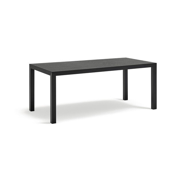 Valgomojo stalas su ąžuolo masyvo stalviršiu 75x180 cm Alma – Teulat