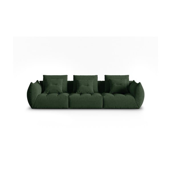 Sofa tamsiai žalios spalvos 332 cm Bloom – Micadoni Home