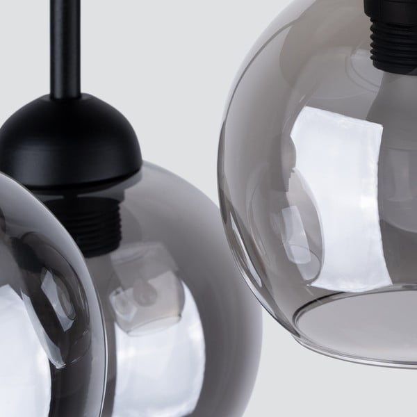 Lubinis šviestuvas juodos spalvos ø 15 cm Grande – Sollux-image-3
