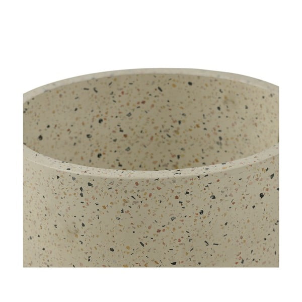 Baltas vazonas Bonami Selection Terrazzo, ø 26 cm-image-1