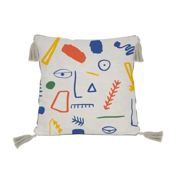 Išverčiamas užvalkalas ant pagalvės su lininiu užvalkalu Madre Selva Juno Face, 45 x 45 cm
