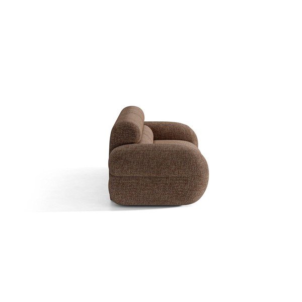 Rudos spalvos sofa iš šenilinio audinio 220 cm Neo – Micadoni -image-2
