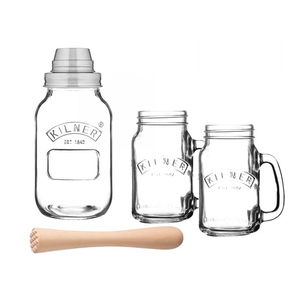 "Kilner" 4 dalių kokteilių rinkinys