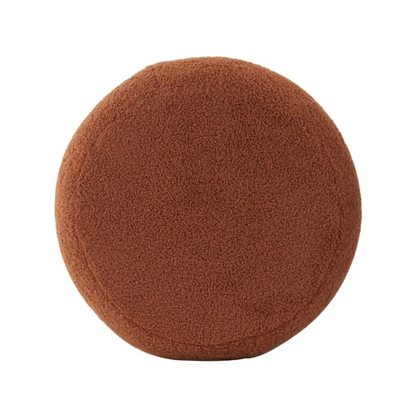 Iš boucle pufas oranžinės spalvos Kimi – Light & Living-image-2