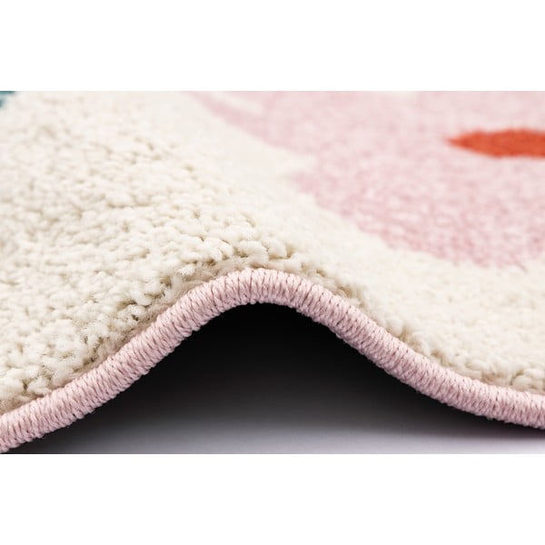 Dramblio kaulo spalvos vaikiškas kilimas 120x170 cm Dazzy Cream – FD-image-2