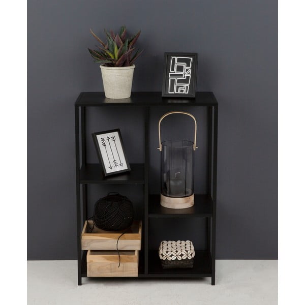 Juodo metalo lentyna Canett Lite, aukštis 81 cm-image-1