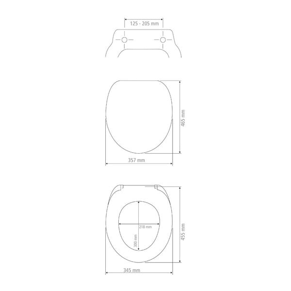 Tualeto sėdynė Easy-close funkcija 34,5 x 45,5 cm Palma – Wenko-image-4