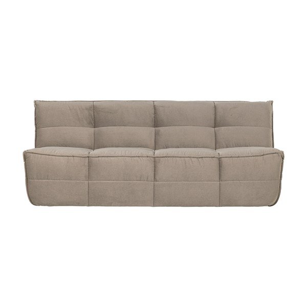 Taupe spalvos sofa iš velveto 204 cm Cluster – vtwonen