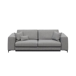 Šviesiai pilka sofa-lova Devichy Rothe, 256 cm