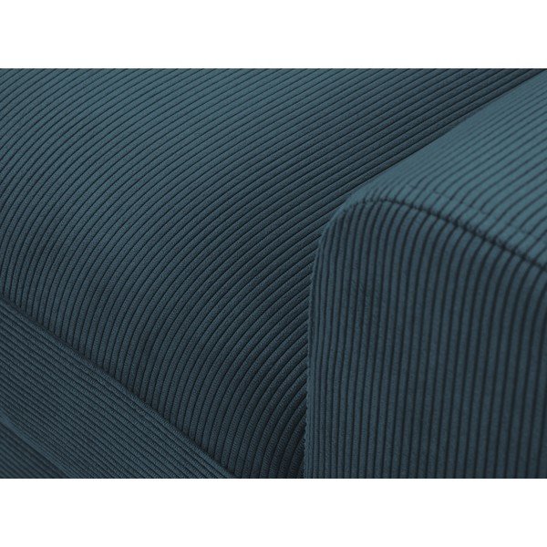 Tamsiai mėlyna kampinė sofa-lova Kooko Home Jazz, kairysis kampas-image-1