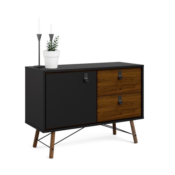 Juoda komoda Tvilum Ry, 102 x 72 cm-image-4