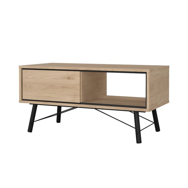 Natūralios spalvos kavos staliukas 48x102 cm Ry – Tvilum-image-4