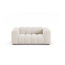 Kreminės spalvos sofa iš šenilinio audinio 170 cm Lupine – Micadoni 