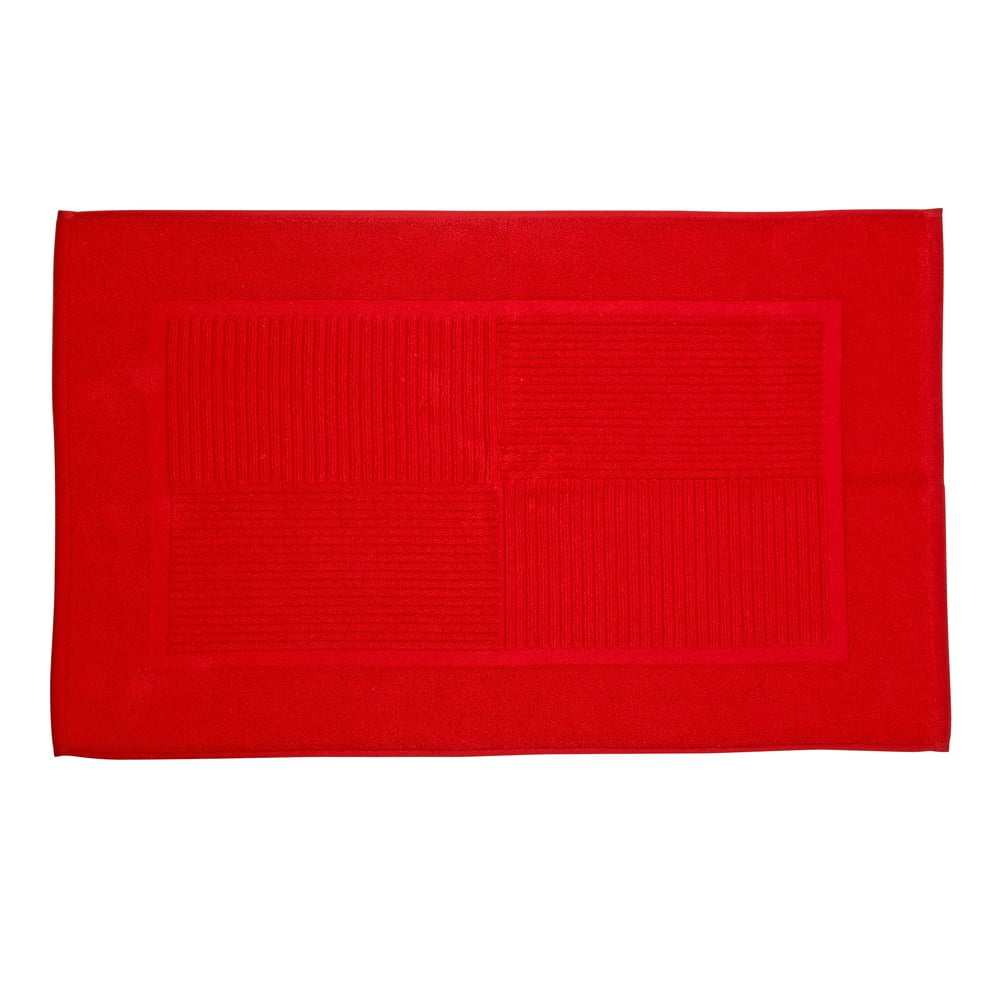 Vonios kambario kilimėlis, 80x50 cm, raudonos spalvos