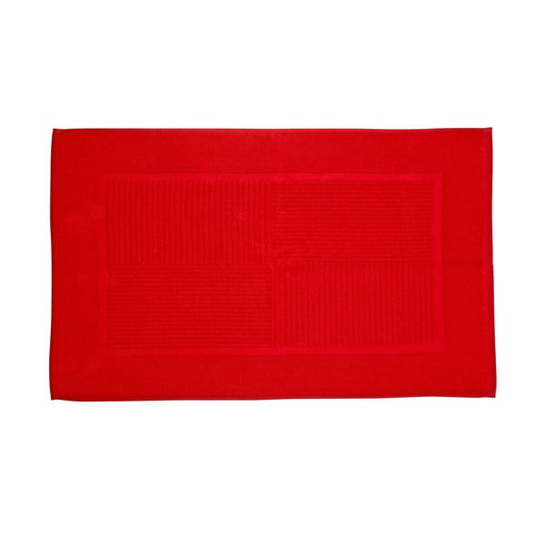 Vonios kambario kilimėlis, 80x50 cm, raudonos spalvos