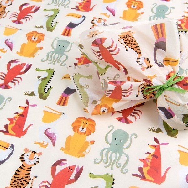 10 "Rex London Colourful Creatures" popierinių servetėlių rinkinys-image-1