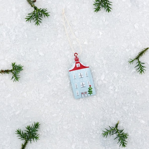 Rankomis tapytas metalinis medžio papuošalas Rex London House-image-3