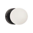 Baltos spalvos/juodos spalvos iš metalo sieninė lempa ø 8 cm Brisia – Kave Home