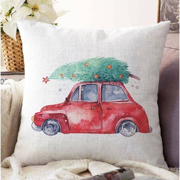 Dekoratyvinis pagalvės užvalkalas su Kalėdų motyvu 43x43 cm Merry Christmas – Mila Home-image-1