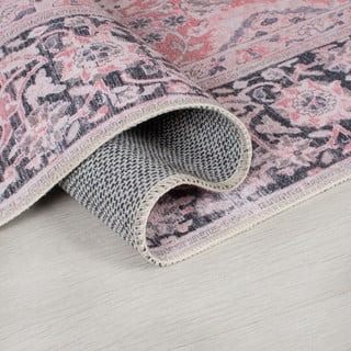 Rožinis kilimėlis Flair Rugs FOLD Somerton, 60 x 230 cm