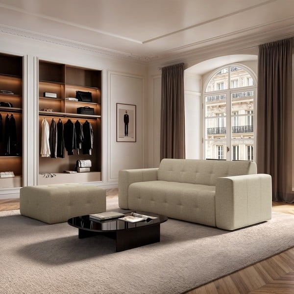 Smėlio spalvos sofa 223 cm Tuil – Rodier-image-1