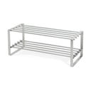 Sidabrinės spalvos iš metalo spintelė batams 70x29x27 cm Rex – Spinder Design