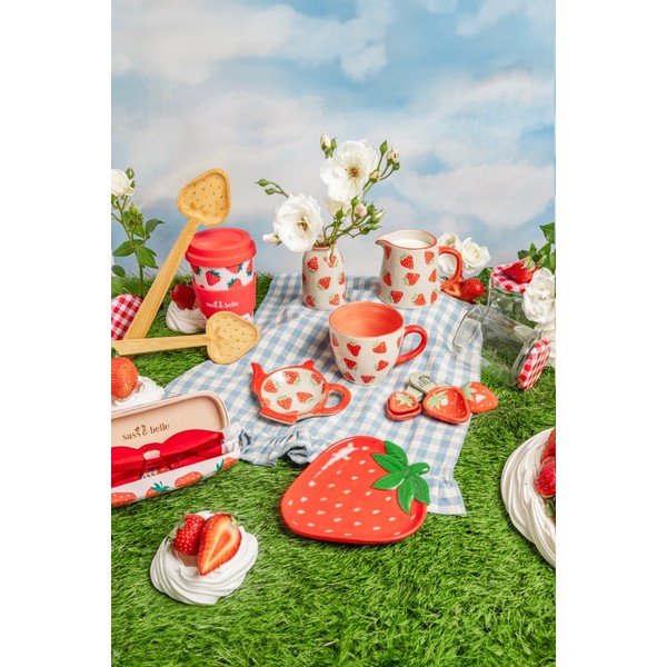 Iš akmens masės vazos 3 vnt. (aukštis 9,5 cm) Fruit – Sass & Belle-image-3