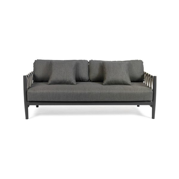 Tamsiai pilkos spalvos sodo sofa Switch Rope – Diphano