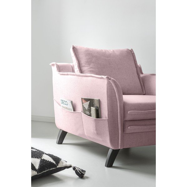 Rožinis krėslas Miuform Charming Charlie-image-3