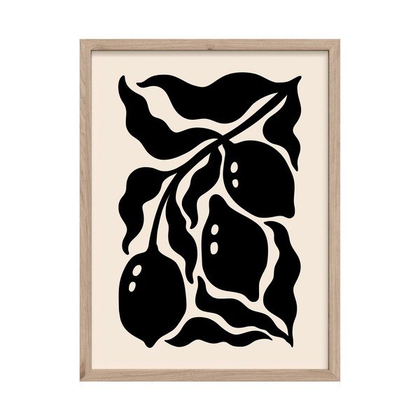 Spausdintas paveikslas su rėmeliu 30x40 cm Fruit – Styler