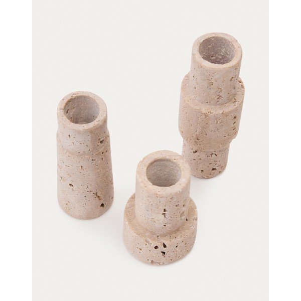 Iš akmens žvakidės 3 vnt. Majid – Kave Home-image-4