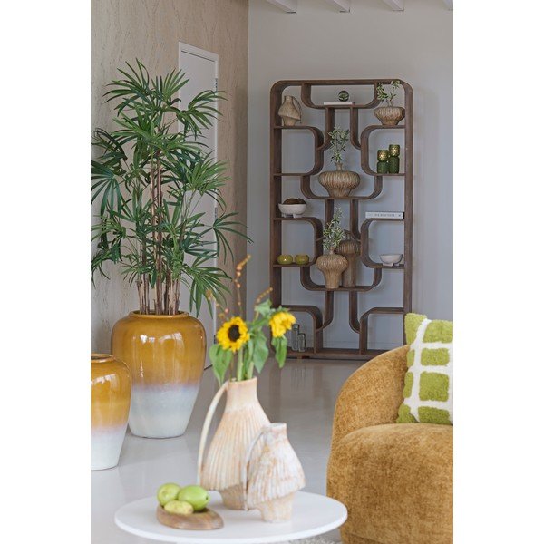 Natūralios spalvos iš mango masyvo pastatoma lentyna 100x200x30 cm Labare – Light & Living-image-2