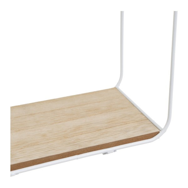 Sieninės lentynos baltos spalvos/natūralios spalvos 2 vnt. 21 cm – Casa Selección-image-1